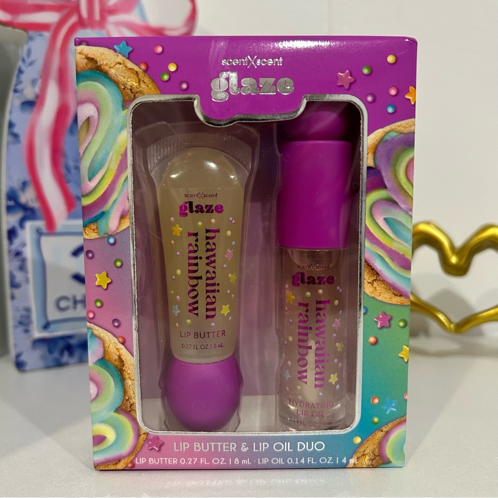 Hawaiian Rainbow Lip Butter & Oil Duo - Picture 1 of 2